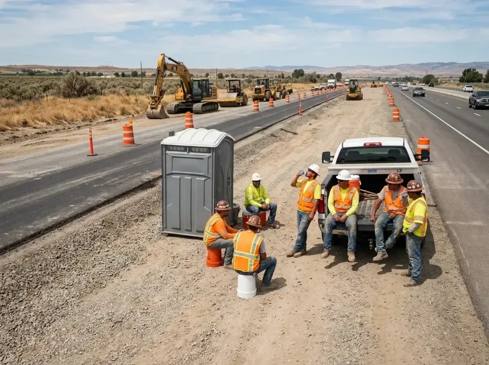 highway-road-construction-crew-007 — frequently asked questions, Porta Potty and Restroom Rentals in Anaconda, MT